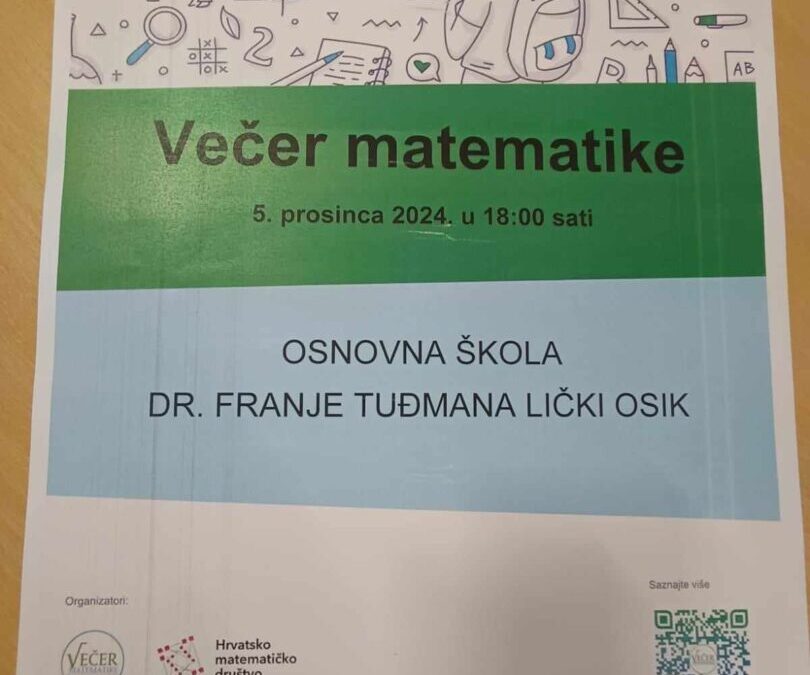Održana Večer matematike